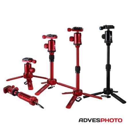 SIRUI 3T-35K alumínium asztali tripod gömbfejjel (piros)