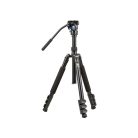 SIRUI ET-2004 alumínium tripod VA-5 fluid videófejjeljel