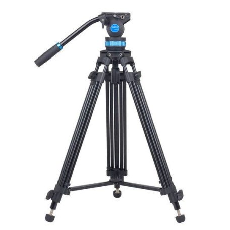 SIRUI SH-15 alumínium broadcast tripod fluid videófejjeljel