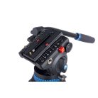 SIRUI SH-25 alumínium broadcast tripod fluid videófejjeljel