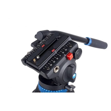 SIRUI SH-25 alumínium broadcast tripod fluid videófejjeljel