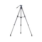 SIRUI SH-25 alumínium broadcast tripod fluid videófejjeljel