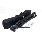 SIRUI SH-25 alumínium broadcast tripod fluid videófejjeljel