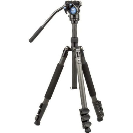 SIRUI ET-1204 carbon tripod VA-5 fluid videófejjeljel