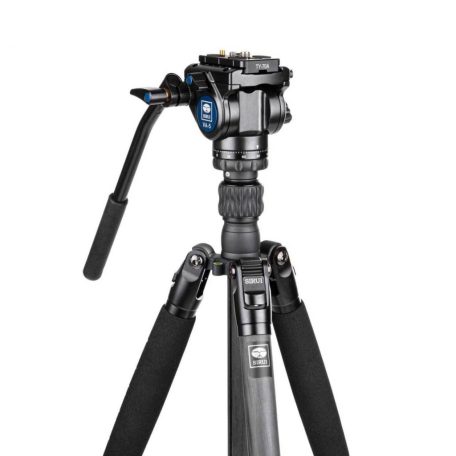 SIRUI Traveler 7C carbon tripod VA-5 fluid videófejjeljel