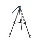 SIRUI SH-05 alumínium broadcast tripod fluid videófejjeljel