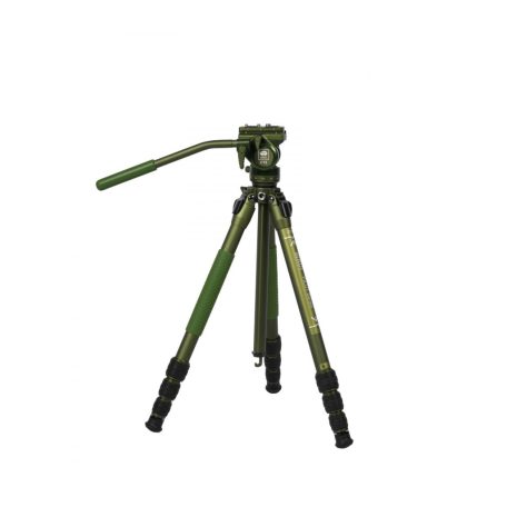 SIRUI Pilot CT04 alumínium tripod CT5 videófejjel