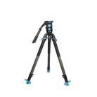 SIRUI Rapid SVT75 Lite egylépeses magasságállítású tripod készlet SVH15 fluid videófejjel
