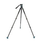 SIRUI Rapid SVT75 Lite egylépeses magasságállítású tripod készlet SVH15 fluid videófejjel