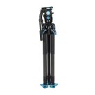 SIRUI Rapid SVT75 Lite egylépeses magasságállítású tripod készlet SVH15 fluid videófejjel