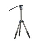 SIRUI ST-125 carbon tripod VA-5 fluid viedófejjel