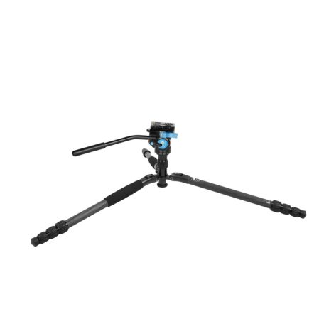 SIRUI T-024SK Fekete Szénszálas Állvány VA-5X Videó Fejjel