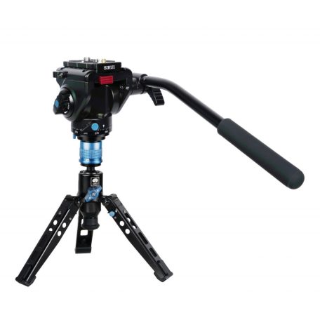 SIRUI P-325FL carbon monopod 3 lábú állványtalppal és VA-5 fluid videófejjeljel