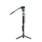 SIRUI P-325FS carbon monopod 3 lábú állványtalppal és VA-5 fluid videófejjeljel