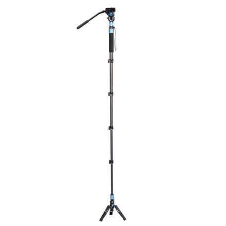 SIRUI P-325FS carbon monopod 3 lábú állványtalppal és VA-5 fluid videófejjeljel