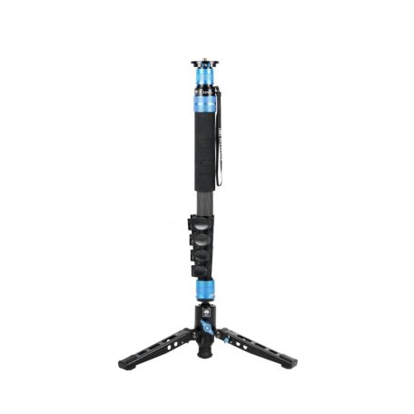 SIRUI P-325FS carbon monopod 3 lábú állványtalppal és VA-5 fluid videófejjeljel
