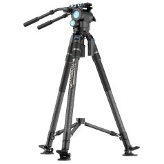   SIRUI Rapid SVS75 egylépeses magasságállítású tripod SVH15 fluid videófejjel