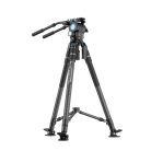 SIRUI Rapid SVS75 egylépeses magasságállítású tripod VHS10 fluid videófejjel