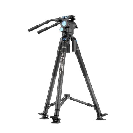 SIRUI Rapid SVS75 egylépeses magasságállítású tripod VHS10 fluid videófejjel