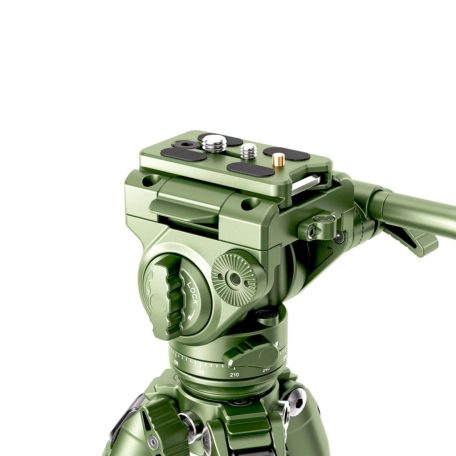SIRUI SP004+G5X Alumínium Tripod Videófejjel, Matt Zöld