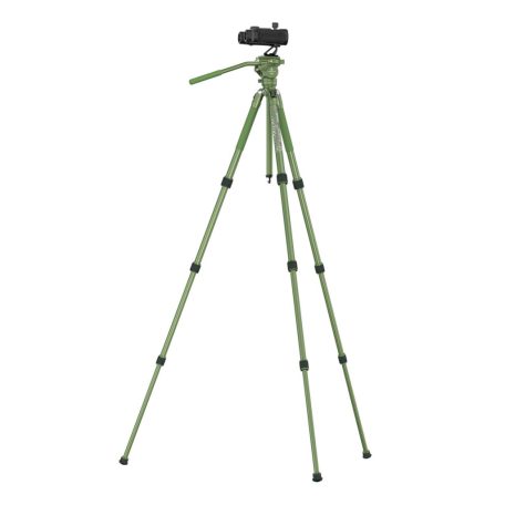 SIRUI SP004+G5X Alumínium Tripod Videófejjel, Matt Zöld