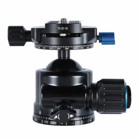 SIRUI ST-20 alumínium gömbfej 35kg teherbírással és TY-ST-10 gyorscseretappal