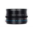 SIRUI ADP125X anamorf adapter 1,25x szférikus és anamorf objektívekhez
