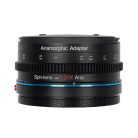 SIRUI Venus 35mm+100mm anamorf objektívek Nikon Z bajonettel és SIRUI ADP125X 1.25x anamorf adapterrel kemény tokban