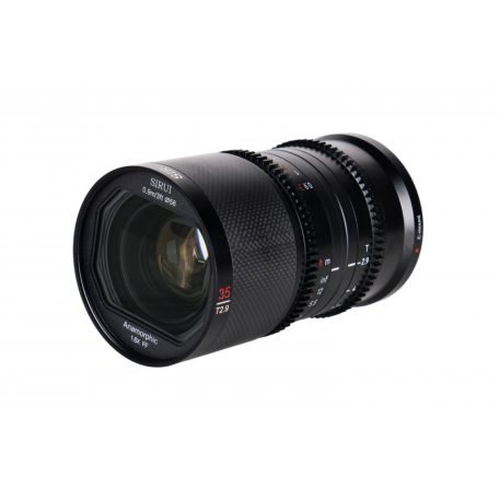 SIRUI Saturn 35mm T2.9 1.6x full frame, carbon vázú anamorf objektív Canon RF bajonettel (semleges becsillanás)