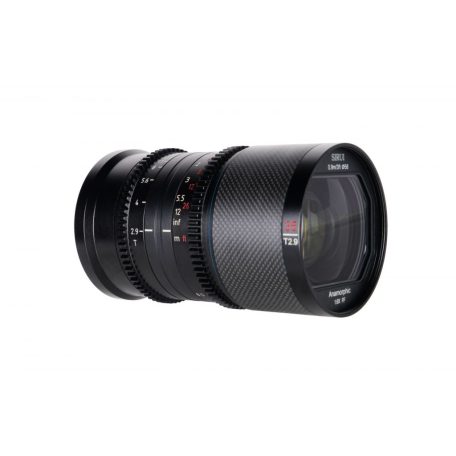 SIRUI Saturn 35mm T2.9 1.6x full frame, carbon vázú anamorf objektív Fuji X bajonettel (kék becsillanás)