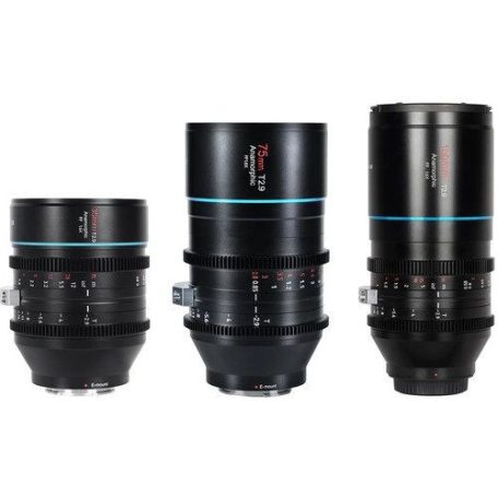 SIRUI Venus T2.9 1.6X trio anamorf objektív készlet Canon RF bajonettel