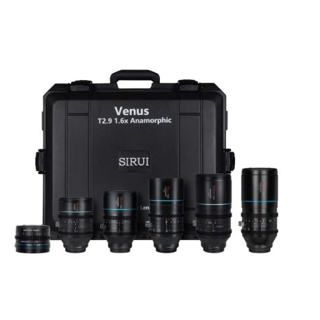 SIRUI Venus T2.9 1.6X quintet anamorf objektív készlet Leica L bajonettel és ADP125X adapterrel