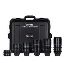   SIRUI Venus T2.9 1.6X quintet anamorf objektív készlet Canon RF bajonettel és ADP125X adapterrel