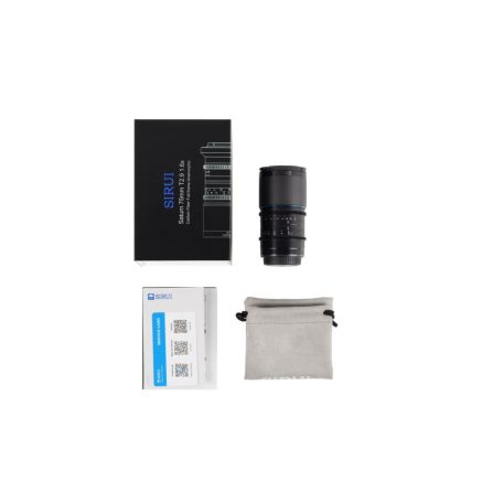 SIRUI Saturn 75mm T2.9 1.6x full frame, carbon vázú anamorf objektív (Canon RF, kék becsillanás)