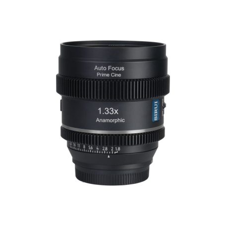 Sirui 20mm T1.8 1.33x S35 AF Autofókuszos Anamorf objektív Fuji X bajonettel (semleges becsillanás)