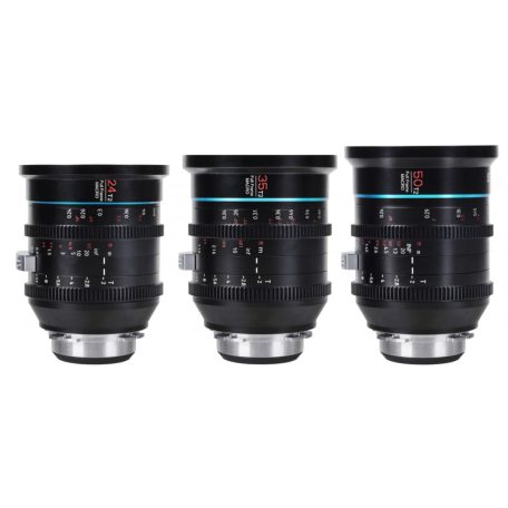 SIRUI Jupiter Full Frame makró cine objektív készlet Canon EF bajonettel (24mm, 35mm, 50mm)