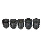 SIRUI Jupiter Full Frame makró cine objektív készlet Arri PL bajonettel (24mm, 35mm, 50mm, 75mm, 100mm)