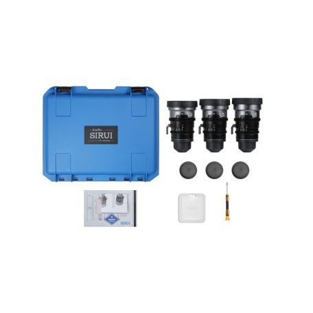 SIRUI IronStar T1.9 1.5X Anamorf Full Frame Cine Objektív szett 35mm & 45mm & 60mm (Kék becsillanás)