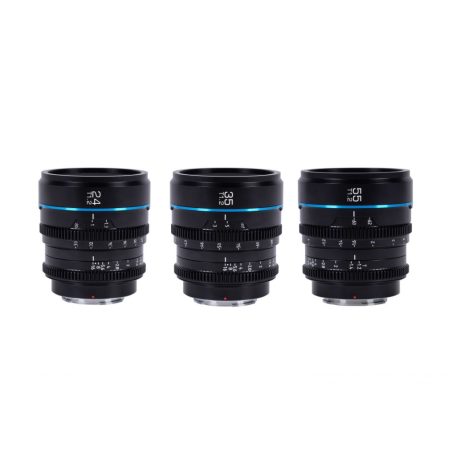 Sirui Night Walker 24mm + 35mm + 55mm T1.2 S35 Cine objektív (MFT, fekete)