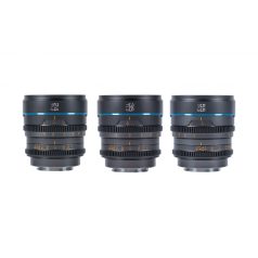   Sirui Night Walker 24mm + 35mm + 55mm T1.2 S35 Cine objektív (Sony E, szürke)