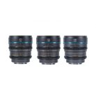 Sirui Night Walker 24mm + 35mm + 55mm T1.2 S35 Cine objektív (MFT, szürke)