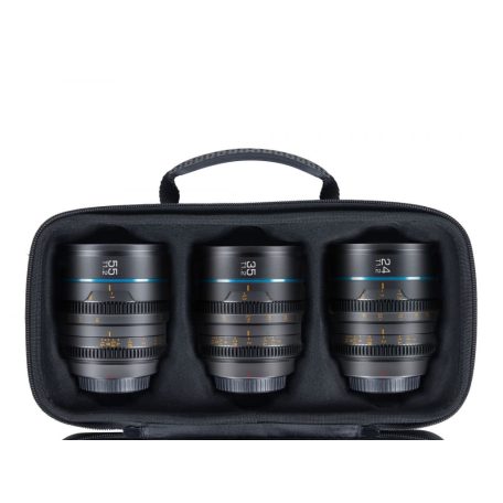 Sirui Night Walker 24mm + 35mm + 55mm T1.2 S35 Cine objektív (Leica L, szürke)