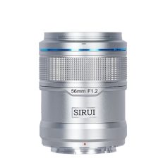   SIRUI Sniper 56mm-es F1.2 APSC AF objektív Fuji X bajonettel (ezüst)