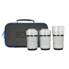 SIRUI Sniper F1.2 APS-C AF Trio objektív készlet Sony E bajonettel (ezüst)