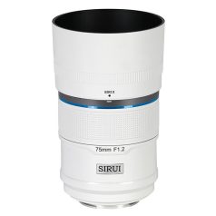   SIRUI Sniper 75mm-es F1.2 APSC AF objektív Sony E bajonettel (fehér)