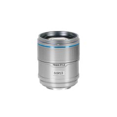   SIRUI Sniper 75mm-es F1.2 APS-C AF objektív Sony E bajonettel (ezüst)