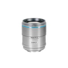   SIRUI Sniper 75mm-es F1.2 APS-C AF objektív Fuji X bajonettel (ezüst)