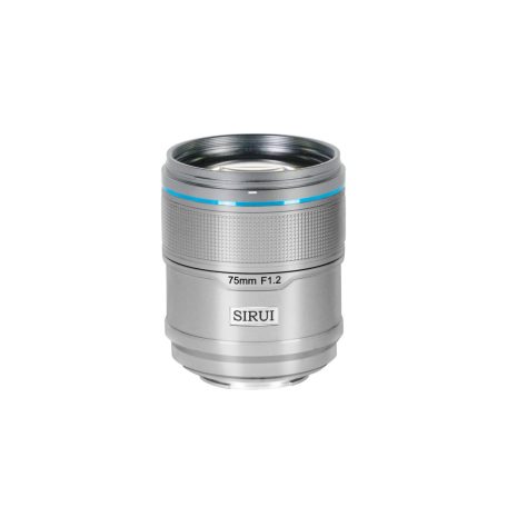 SIRUI Sniper 75mm-es F1.2 APS-C AF objektív Nikon Z bajonettel (ezüst)