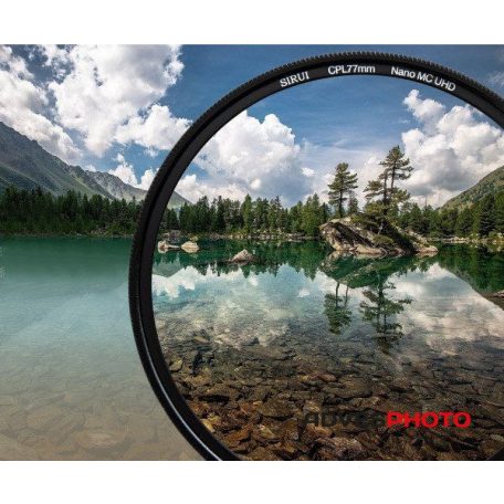 SIRUI CPL82A 82 mm-es CPL szűrő alumínium gyűrűvel