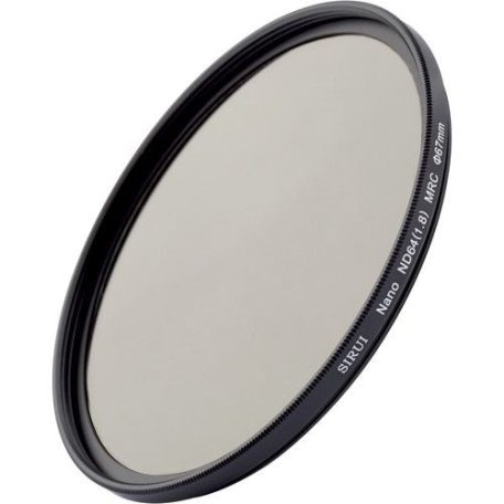 SIRUI ND6467A 67 mm-es, ND64-es szűrő alumínium gyűrűvel